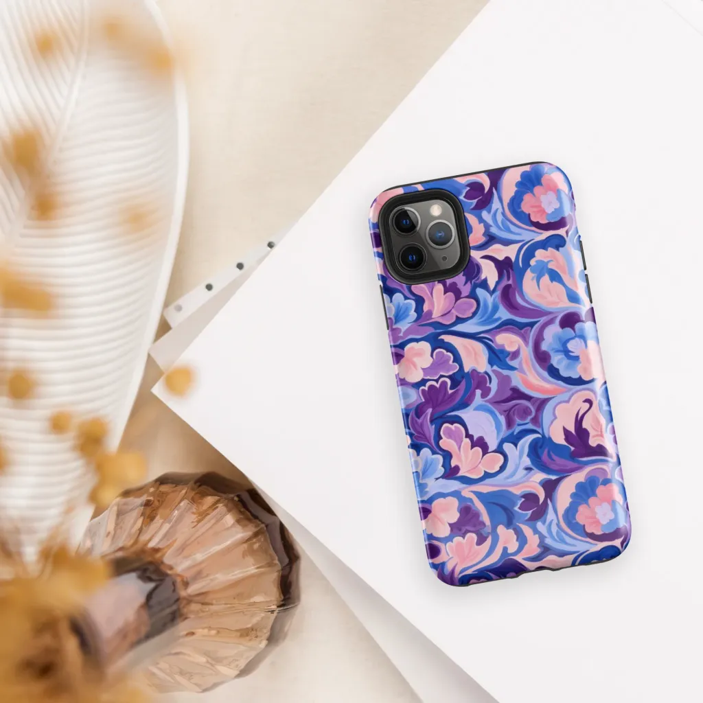 Violet Rococo on Tough Case for iPhone® — Front