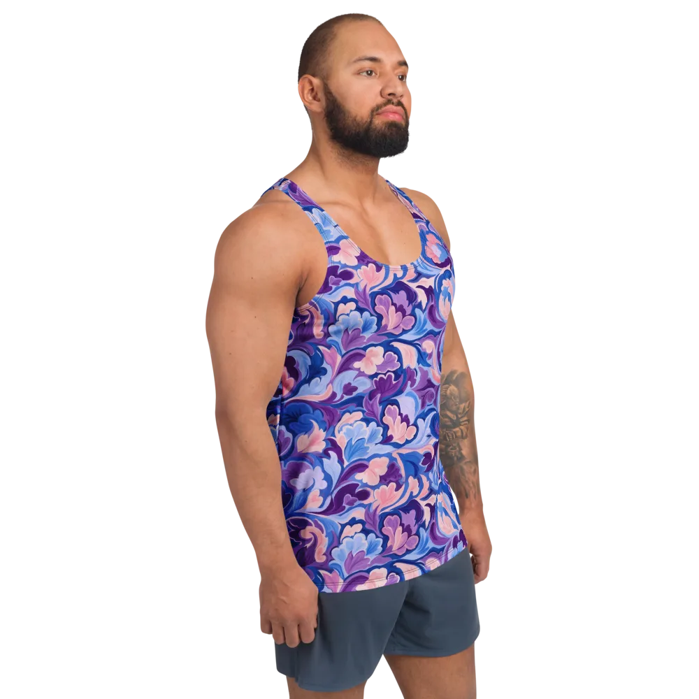 Violet Rococo on Men's Tank Top — Right Front