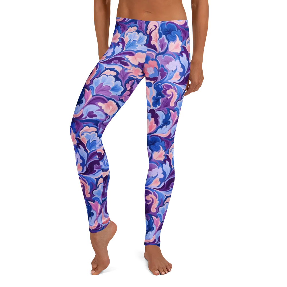 Violet Rococo on Leggings — Front