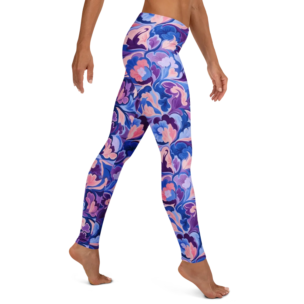 Violet Rococo on Leggings — Right
