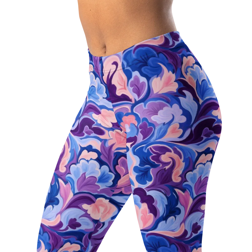Violet Rococo on Leggings — Left Front