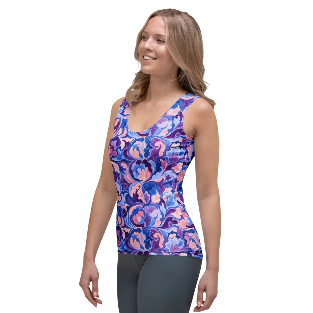 Violet Rococo on Women's Tank Top — Left Front
