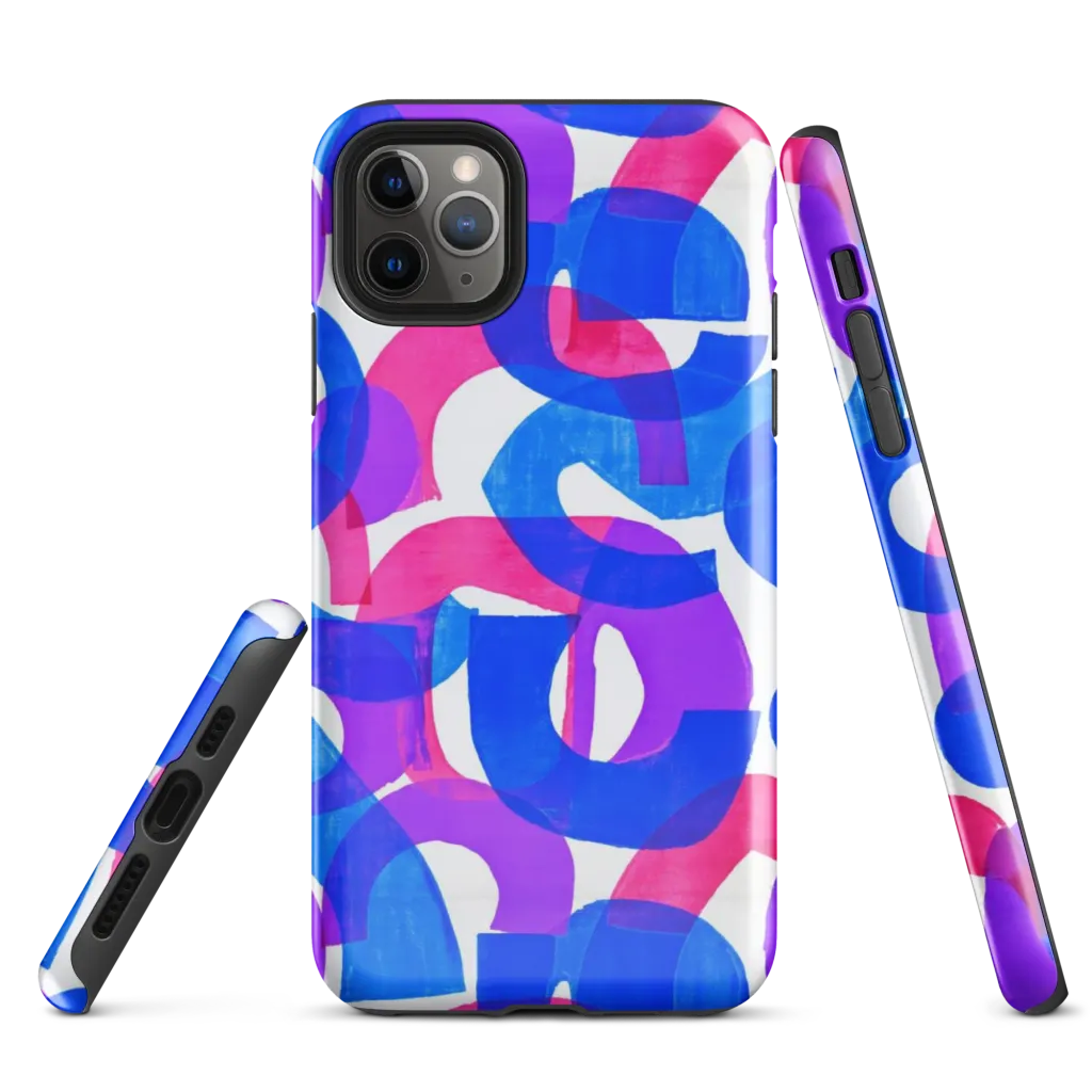 Electric Gouache on Tough Case for iPhone® — Front