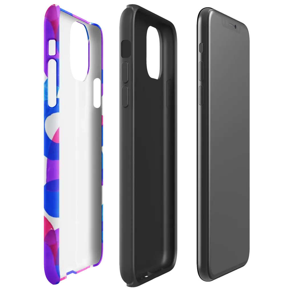 Electric Gouache on Tough Case for iPhone® — Right
