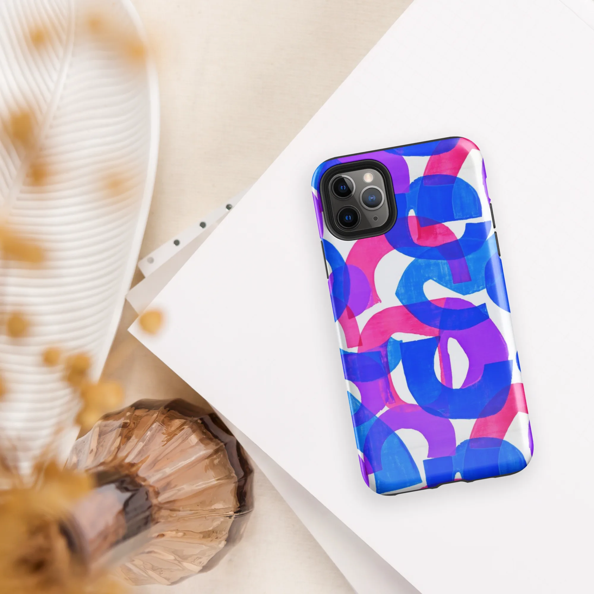Electric Gouache on Tough Case for iPhone® — Front