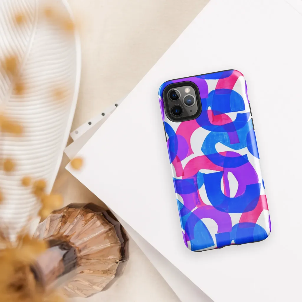 Electric Gouache on Tough Case for iPhone® — Front