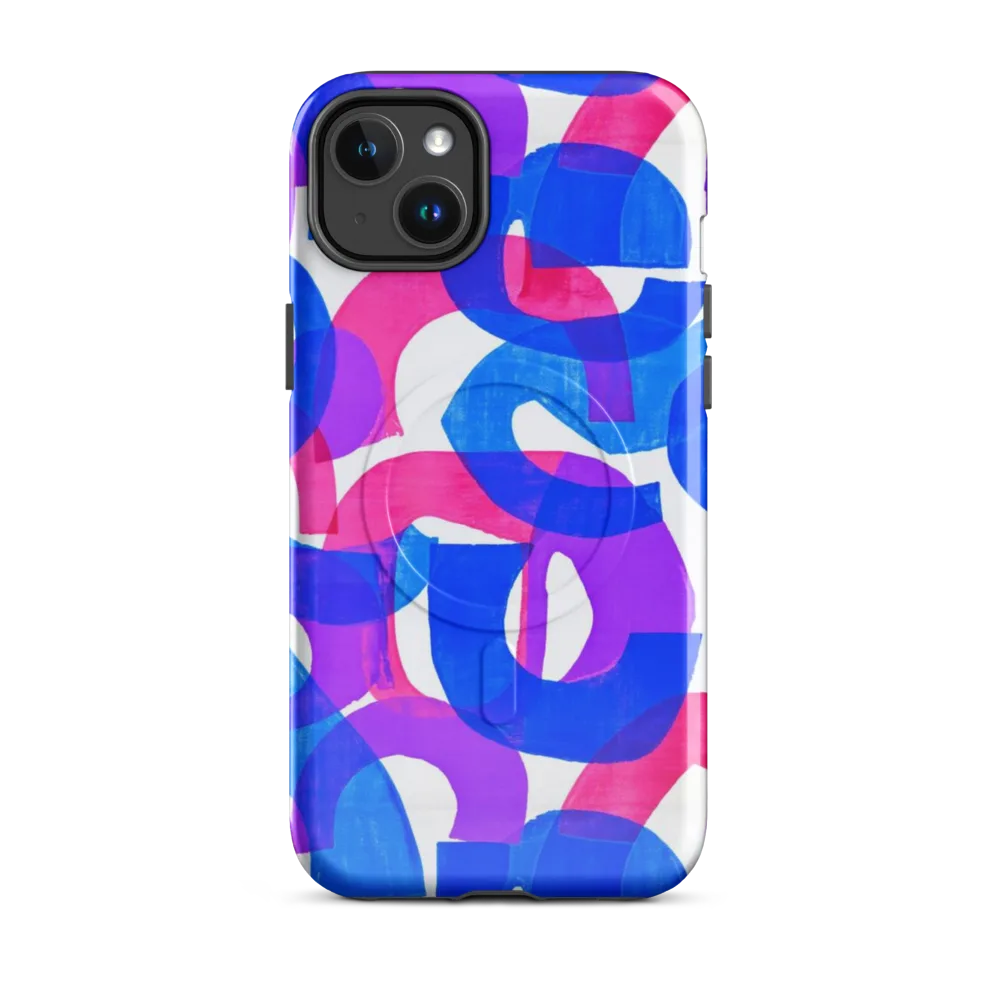 Electric Gouache on MagSafe Tough Case for iPhone® — Front