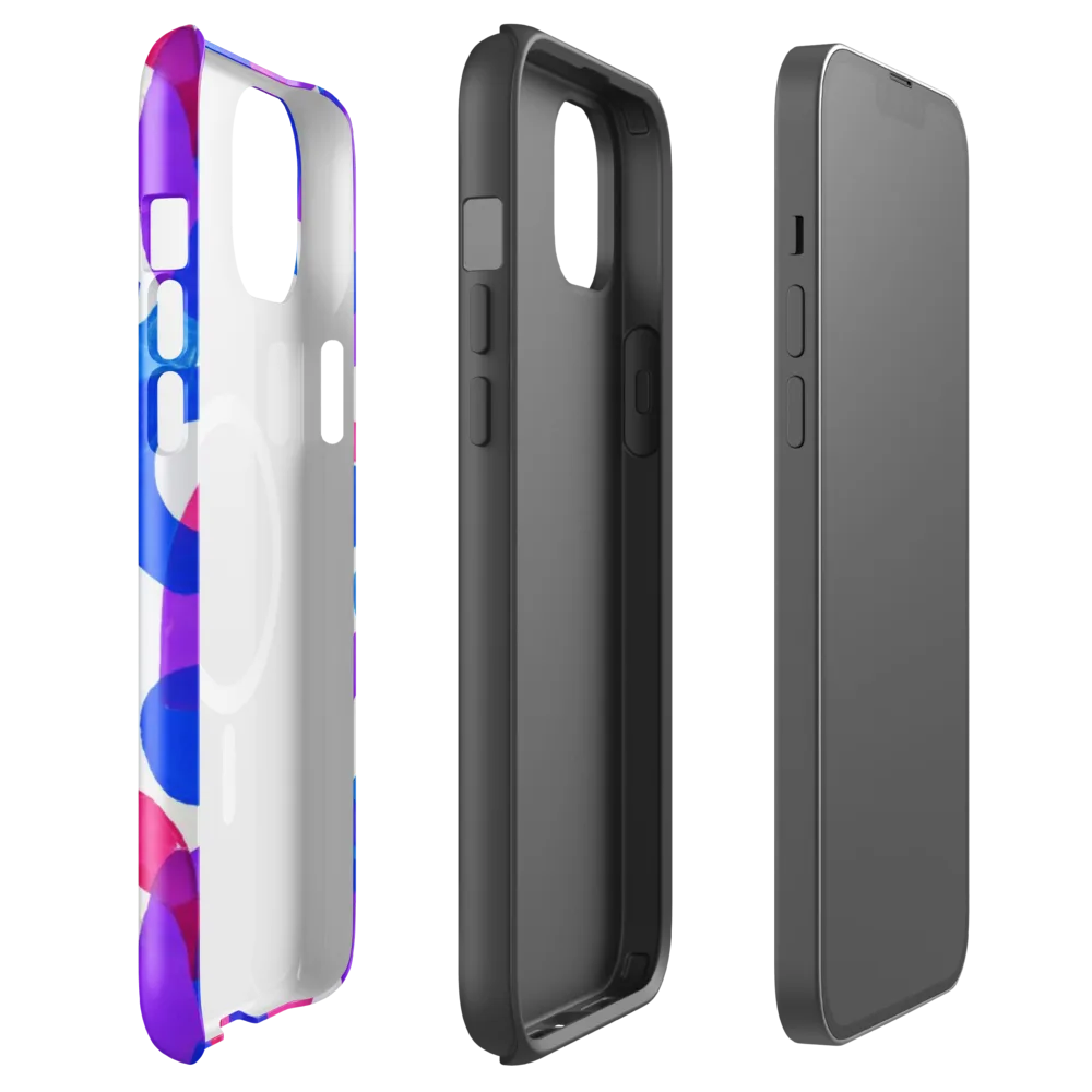 Electric Gouache on MagSafe Tough Case for iPhone® — Front