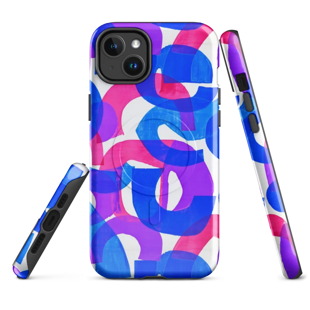 Electric Gouache on MagSafe Tough Case for iPhone® — Front