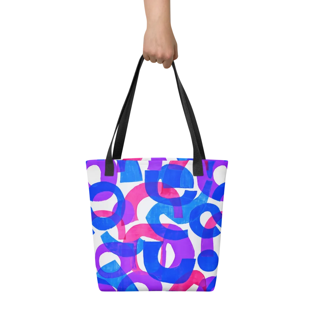 Electric Gouache on Tote Bag — Front