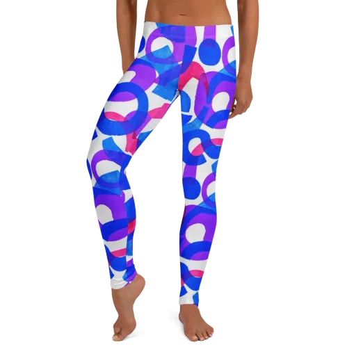 Electric Gouache on a Leggings
