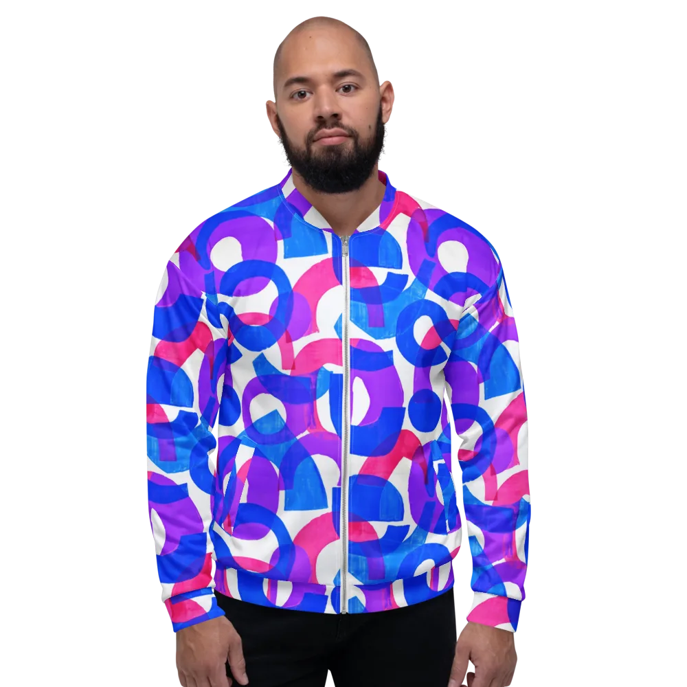 Electric Gouache on Bomber Jacket — Front