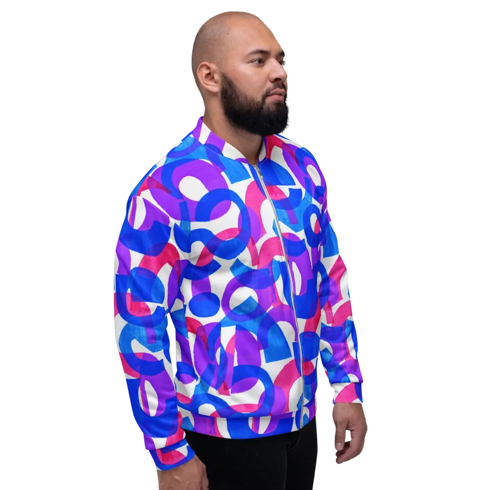 Electric Gouache on Bomber Jacket — Right