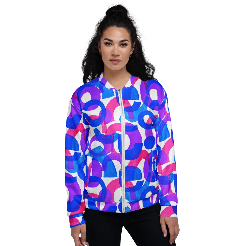 Electric Gouache on Bomber Jacket — Front
