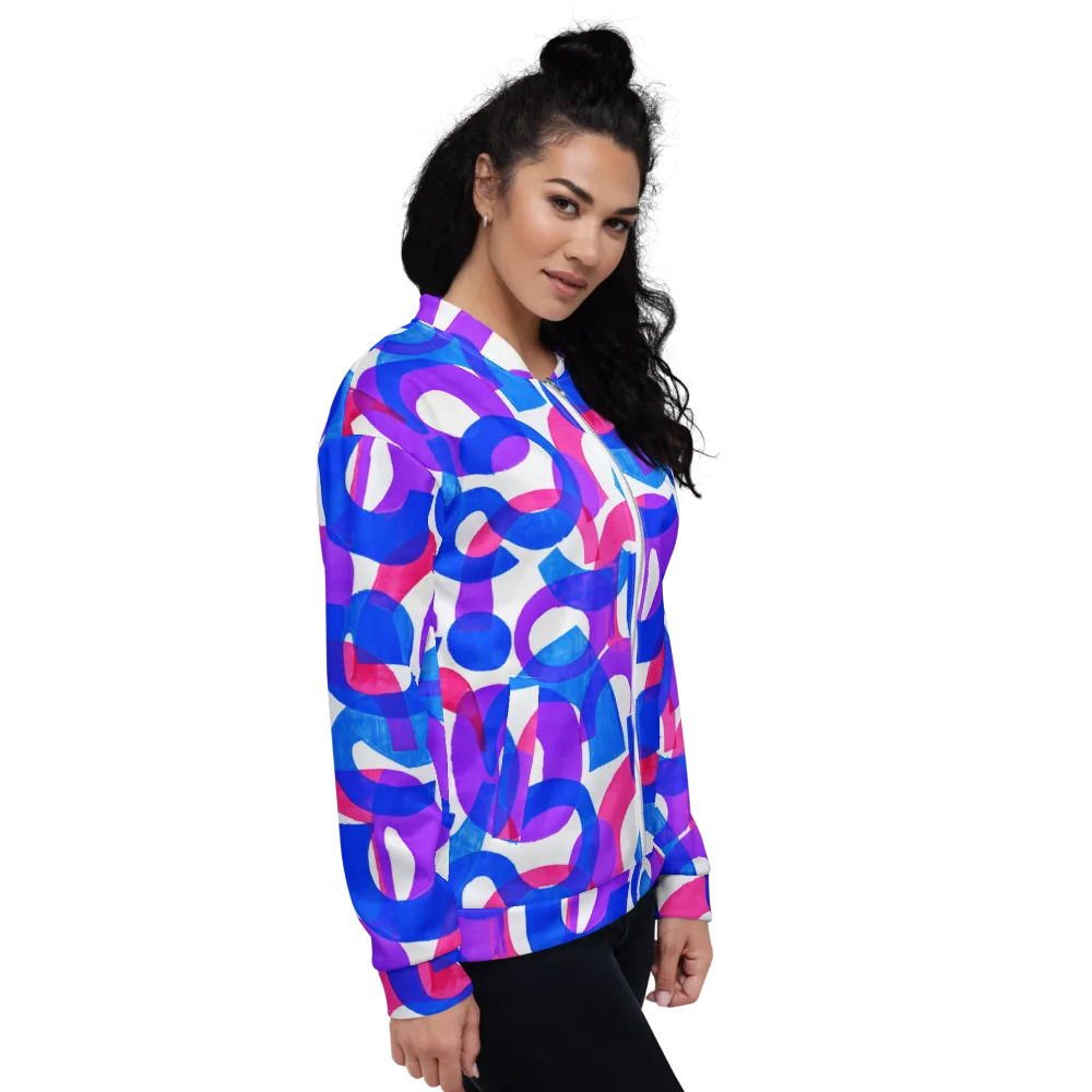 Electric Gouache on Bomber Jacket — Right
