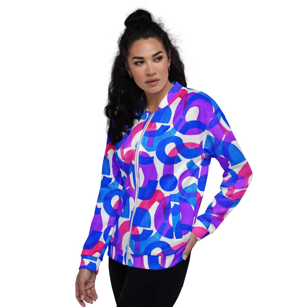 Electric Gouache on Bomber Jacket — Left