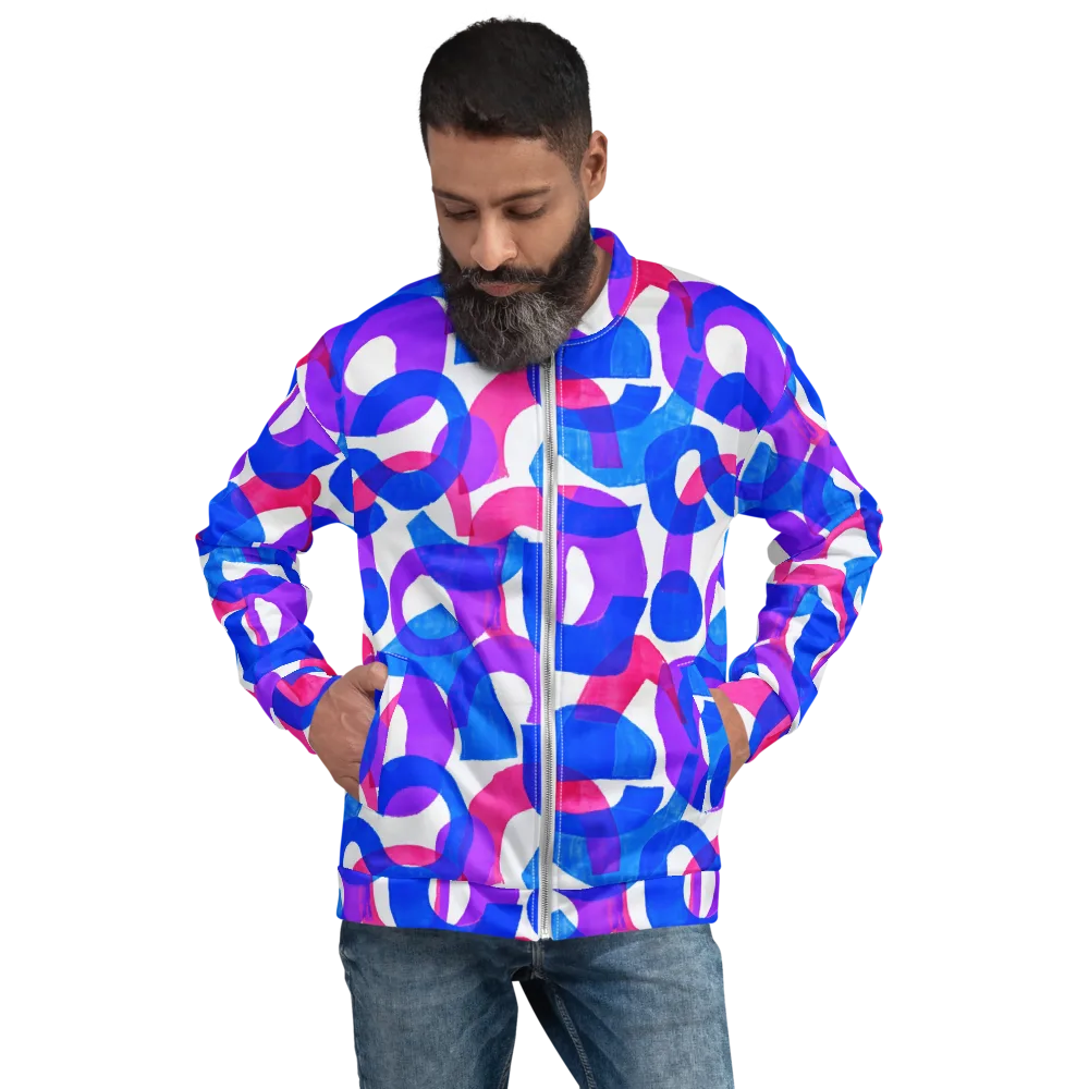 Electric Gouache on Bomber Jacket — Front