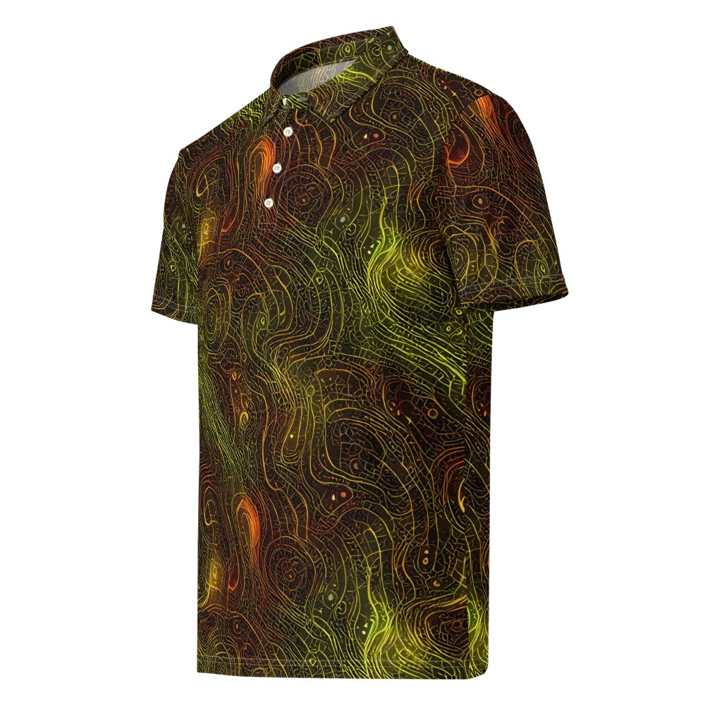 Luminous Terrain on Men's Slim Fit Polo Shirt — Left Front