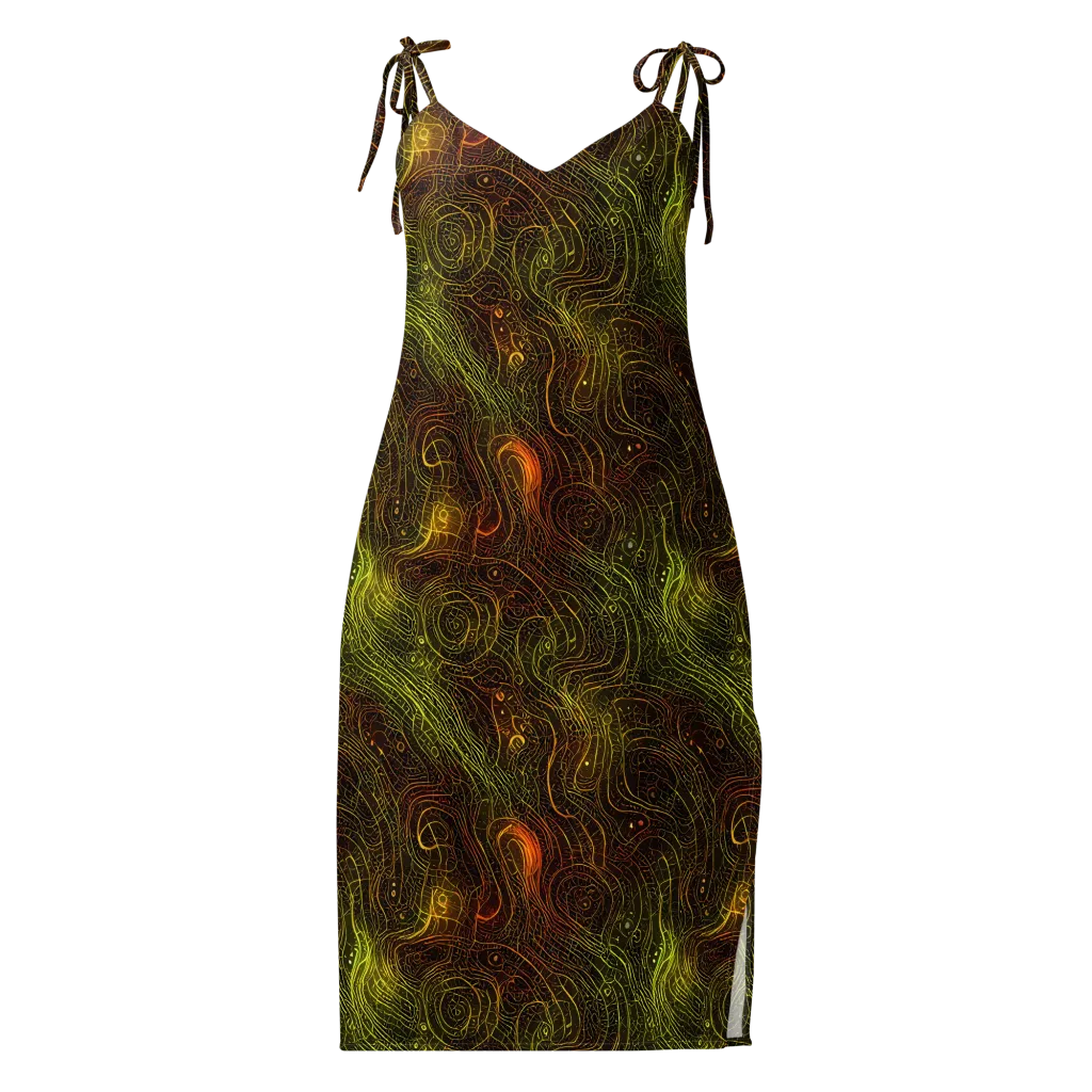 Luminous Terrain on Slip Dress — Front