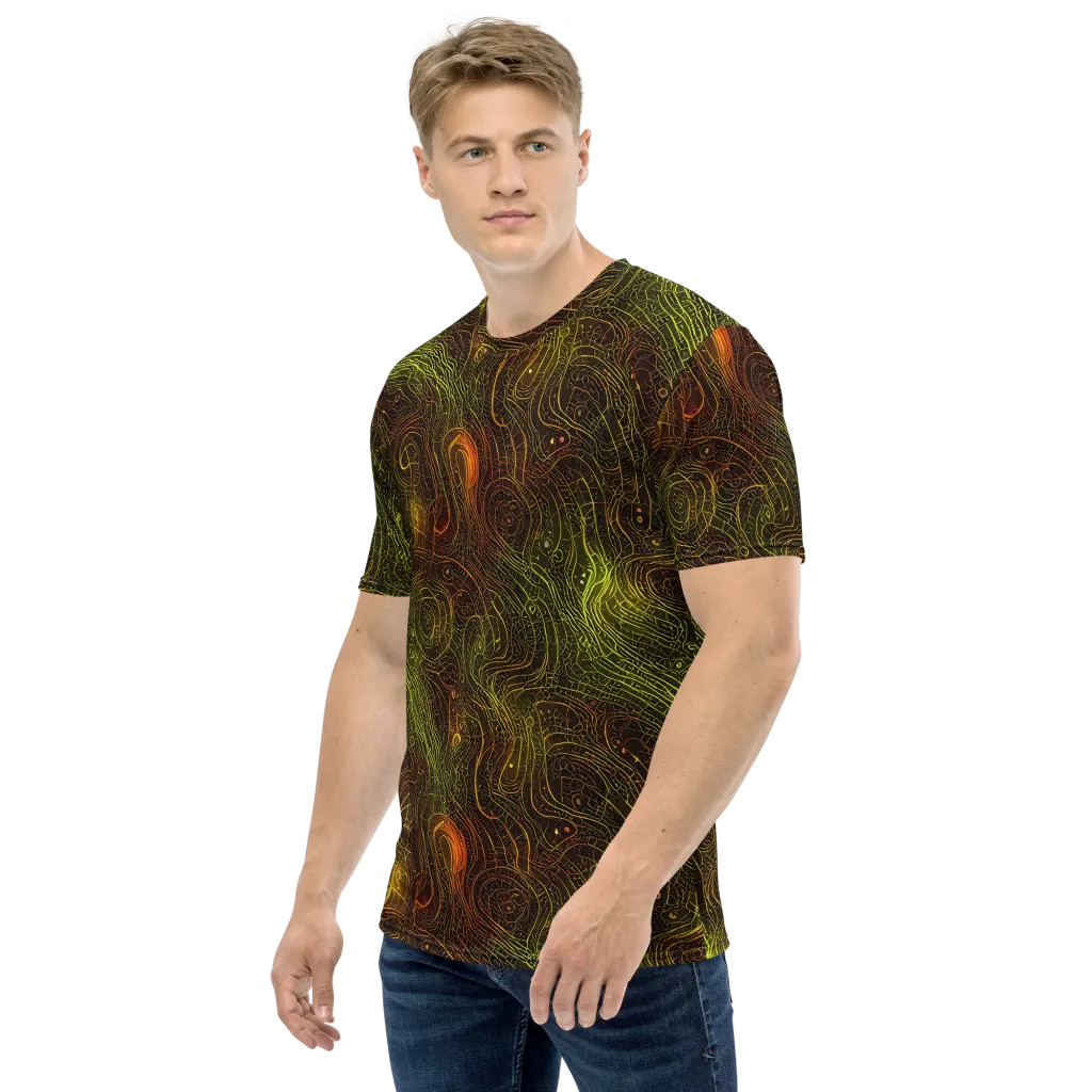 Luminous Terrain on Men's Crew Neck T-Shirt — Left