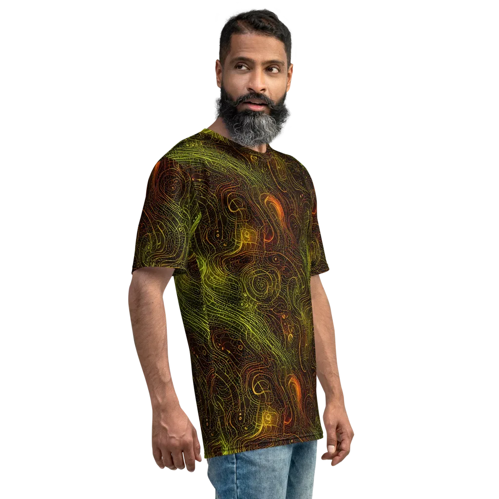 Luminous Terrain on Men's Crew Neck T-Shirt — Right