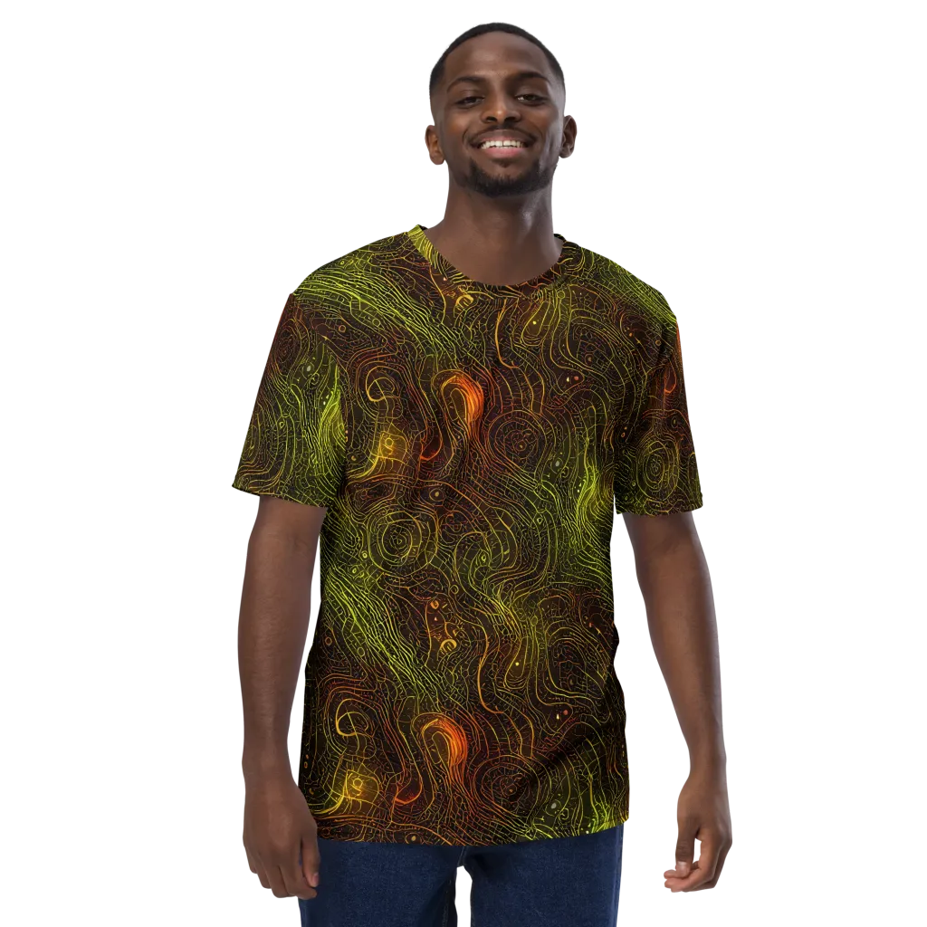 Luminous Terrain on Men's Crew Neck T-Shirt — Front
