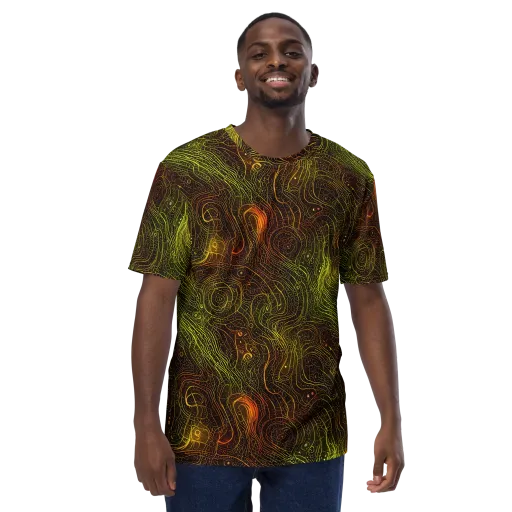Luminous Terrain on a Men's Crew Neck T-Shirt