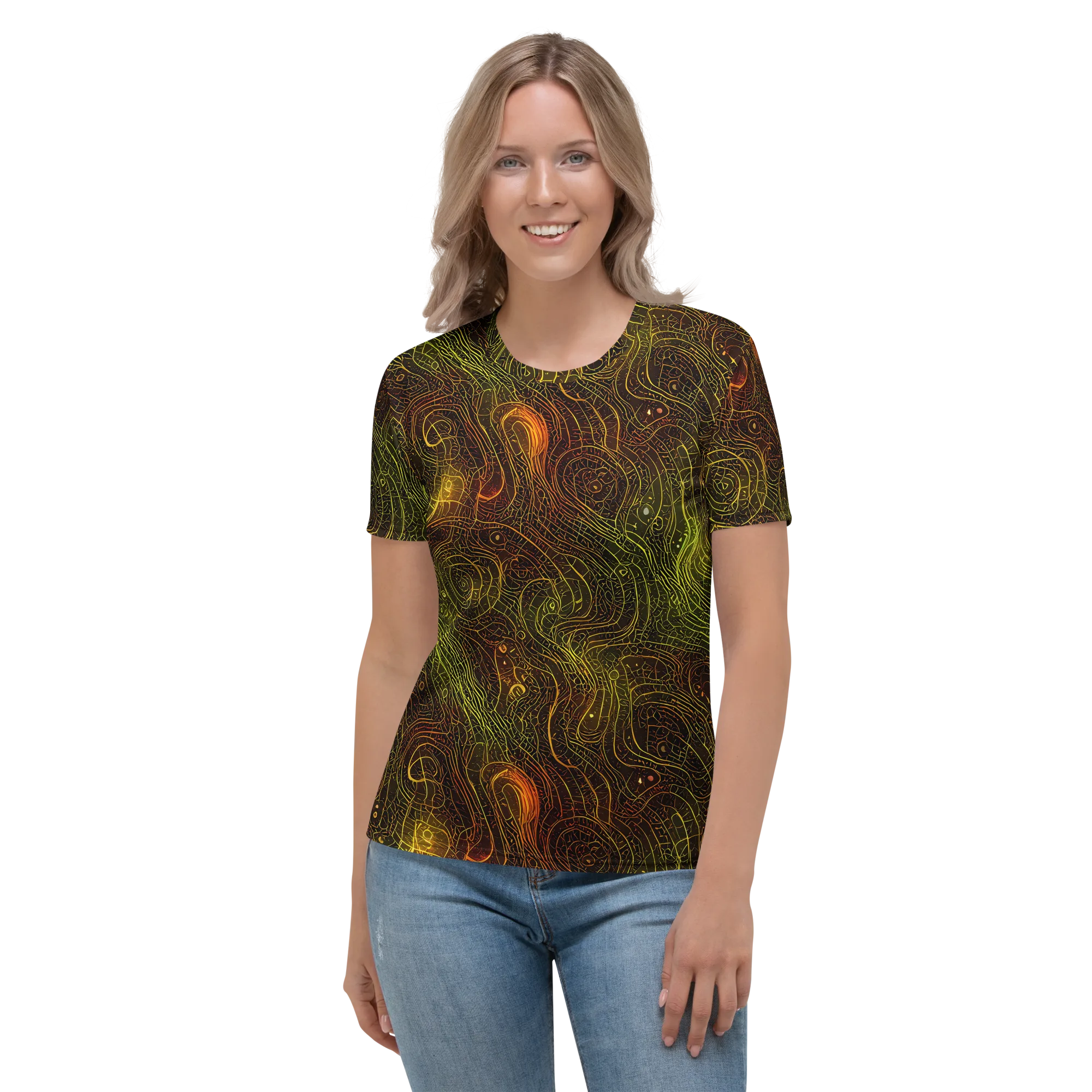 Luminous Terrain on Women's Crew Neck T-Shirt — Front