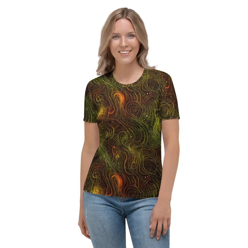 Luminous Terrain on Women's Crew Neck T-Shirt — Front