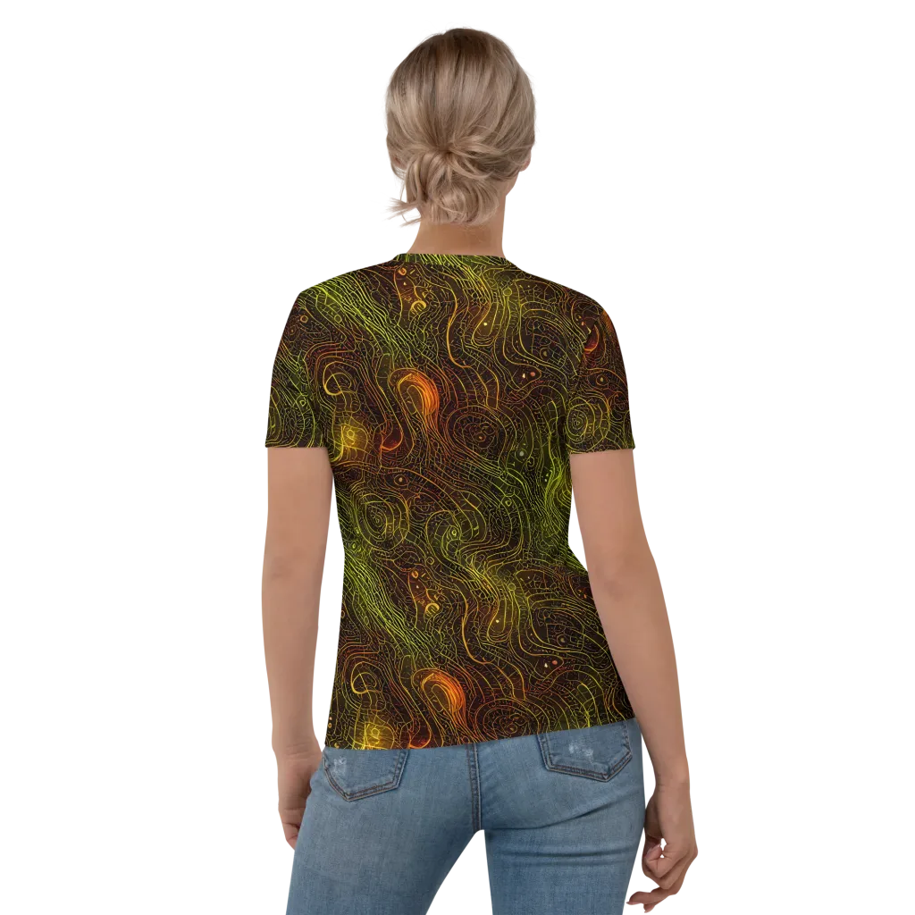Luminous Terrain on Women's Crew Neck T-Shirt — Back
