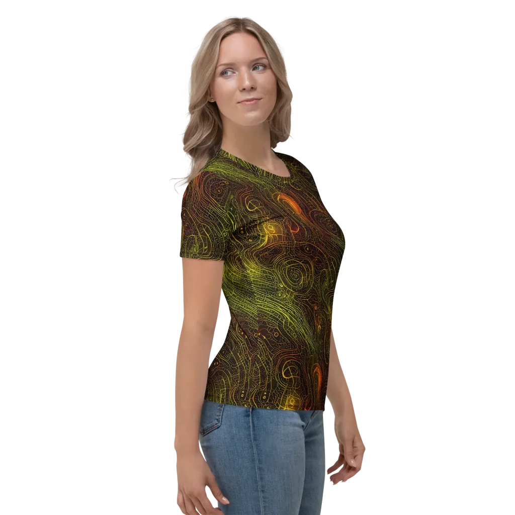 Luminous Terrain on Women's Crew Neck T-Shirt — Right
