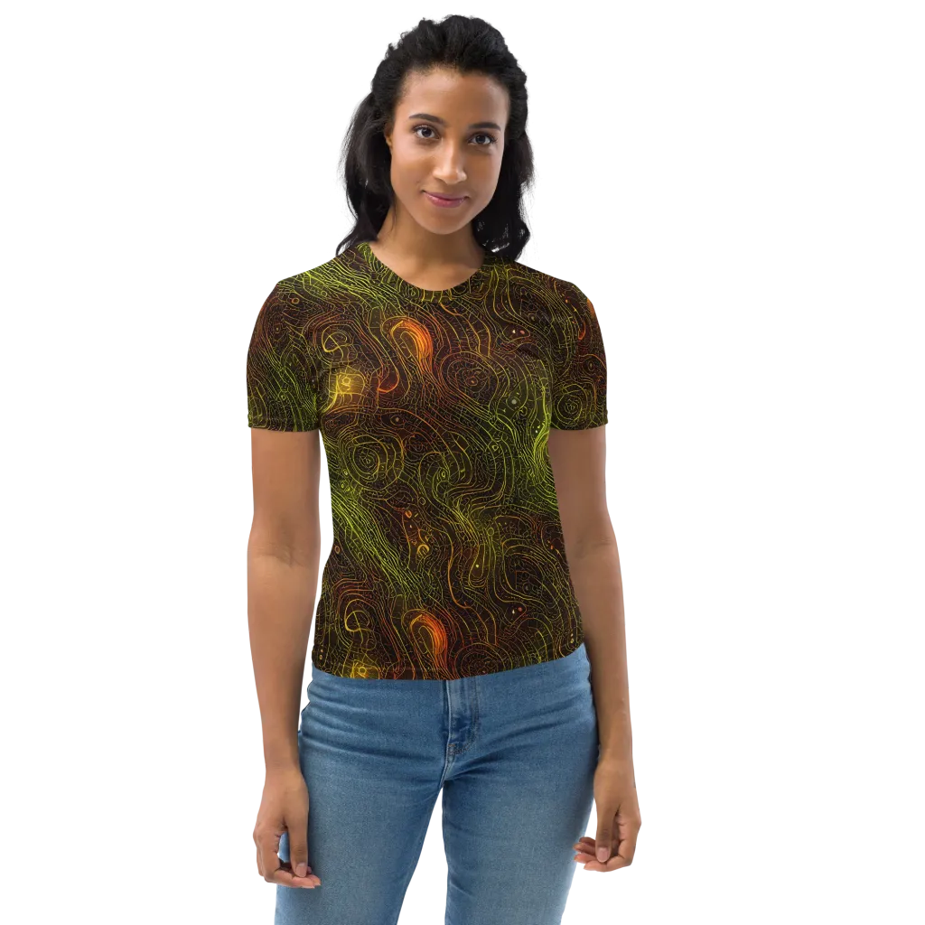 Luminous Terrain on Women's Crew Neck T-Shirt — Front