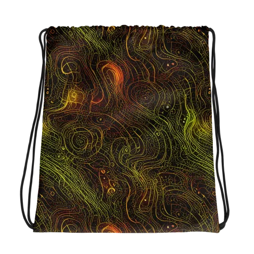 Luminous Terrain on a Drawstring Bag