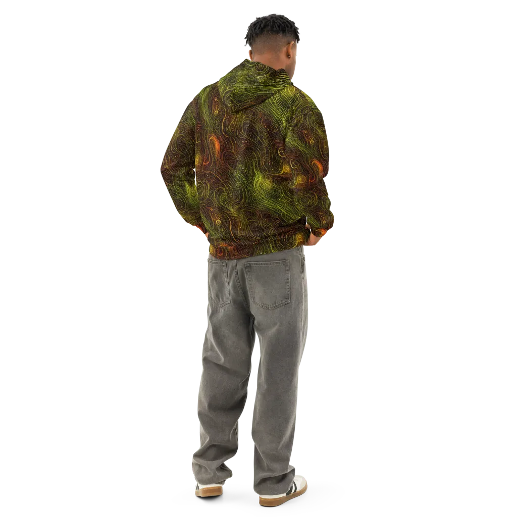Luminous Terrain on Cotton Hoodie — Back