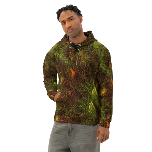 Luminous Terrain on a Cotton Hoodie