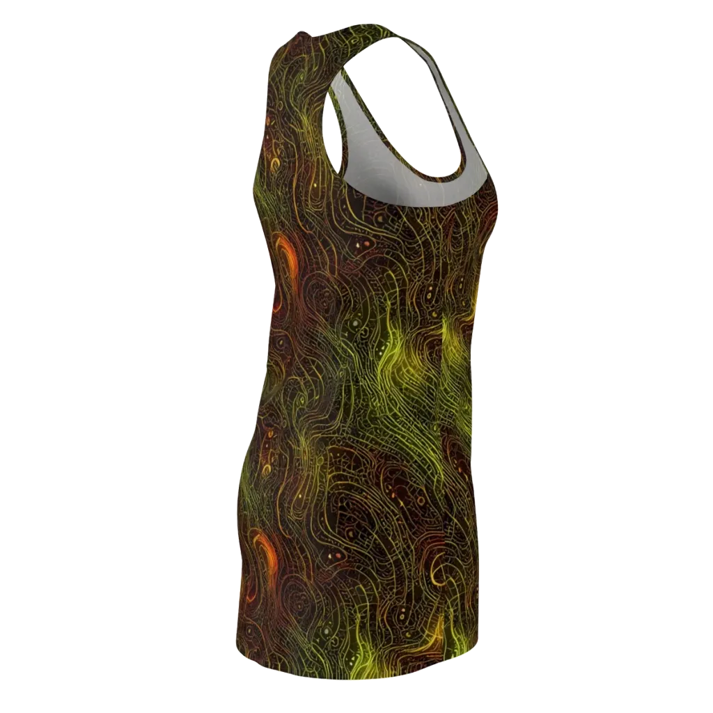 Luminous Terrain on Racerback Dress — Back Side