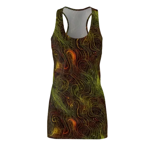 Luminous Terrain on a Racerback Dress