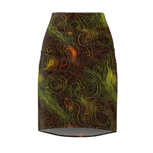 Luminous Terrain on a Pencil Skirt