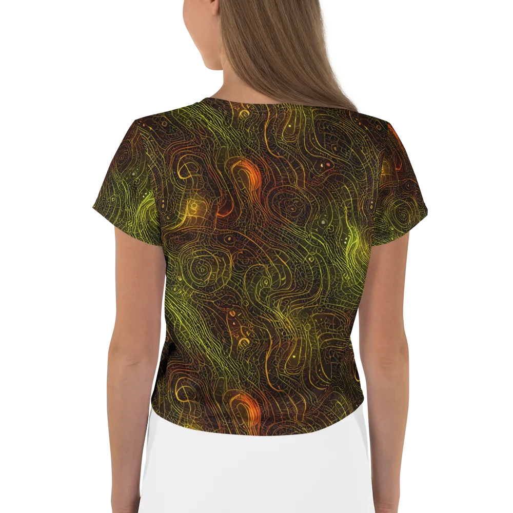 Luminous Terrain on Crop Tee — Back