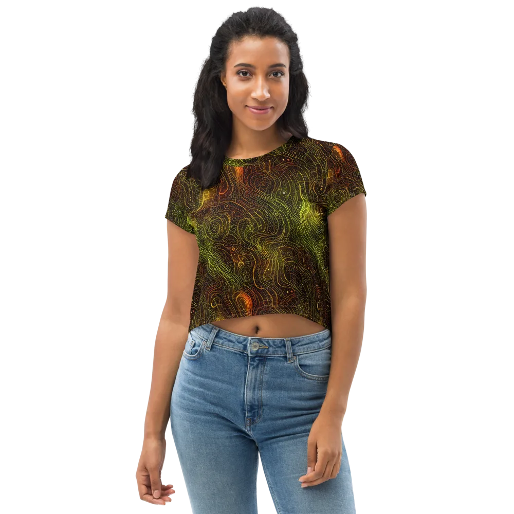 Luminous Terrain on Crop Tee — Front
