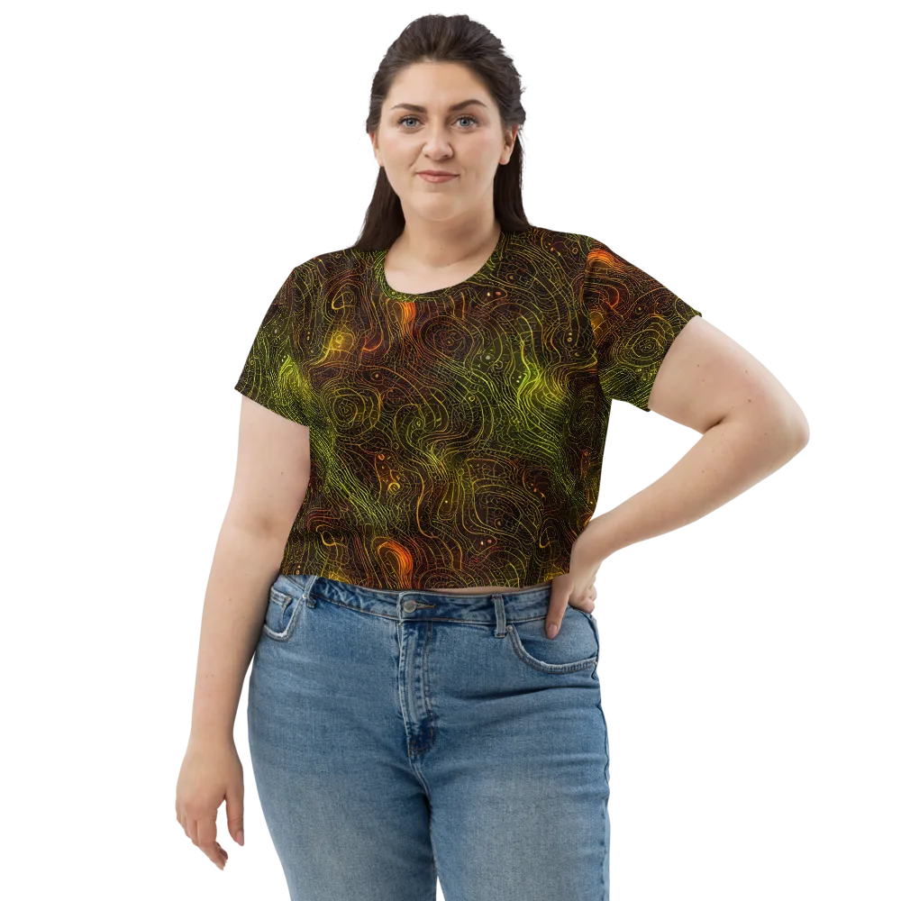 Luminous Terrain on Crop Tee — Front