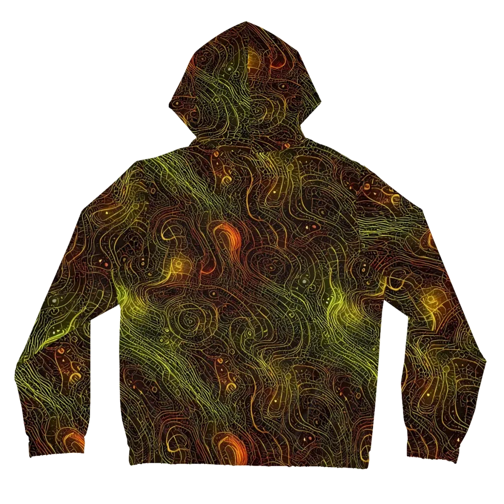 Luminous Terrain on Women's Full-Zip Hoodie — Back