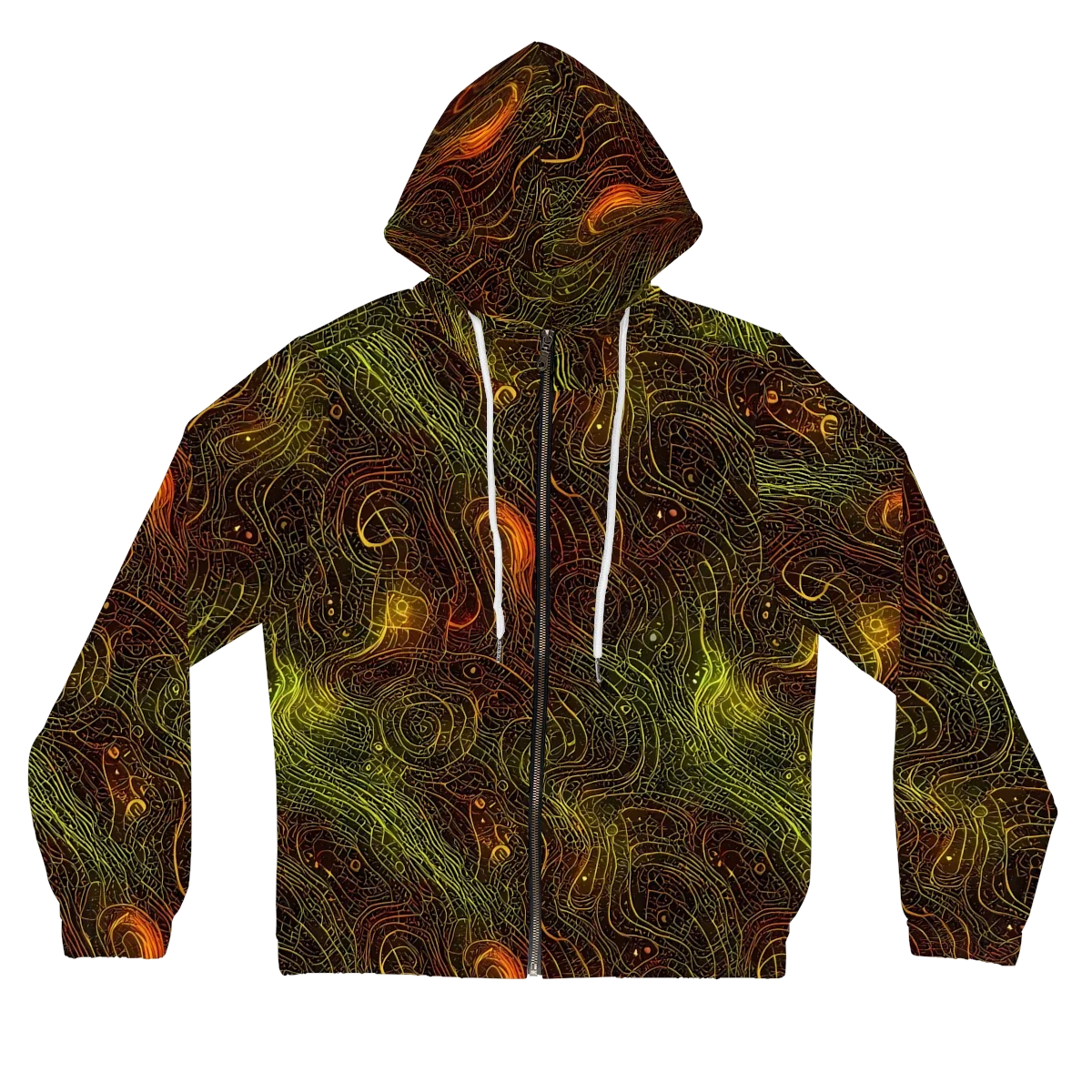 Luminous Terrain on Women's Full-Zip Hoodie — Front