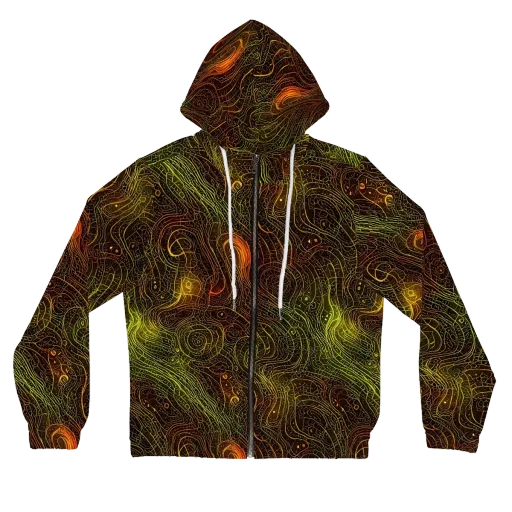 Luminous Terrain on a Women's Full-Zip Hoodie