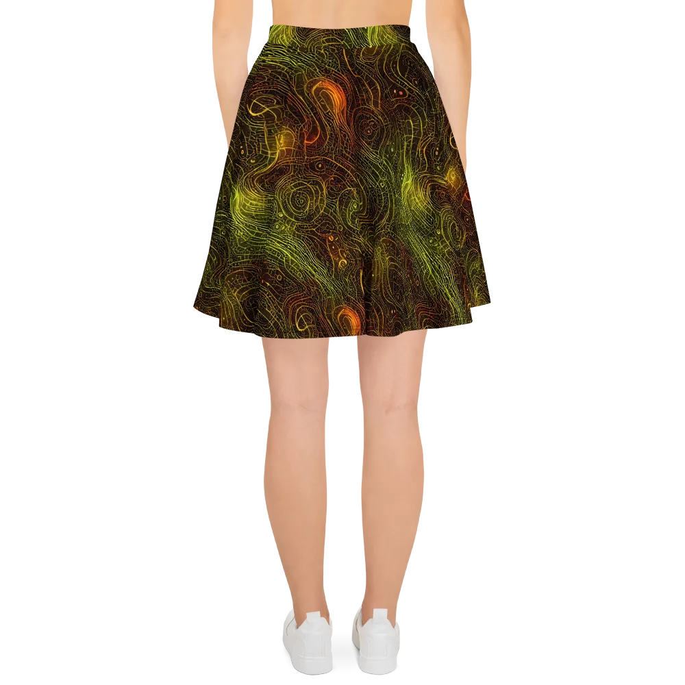 Luminous Terrain on Skater Skirt — Back