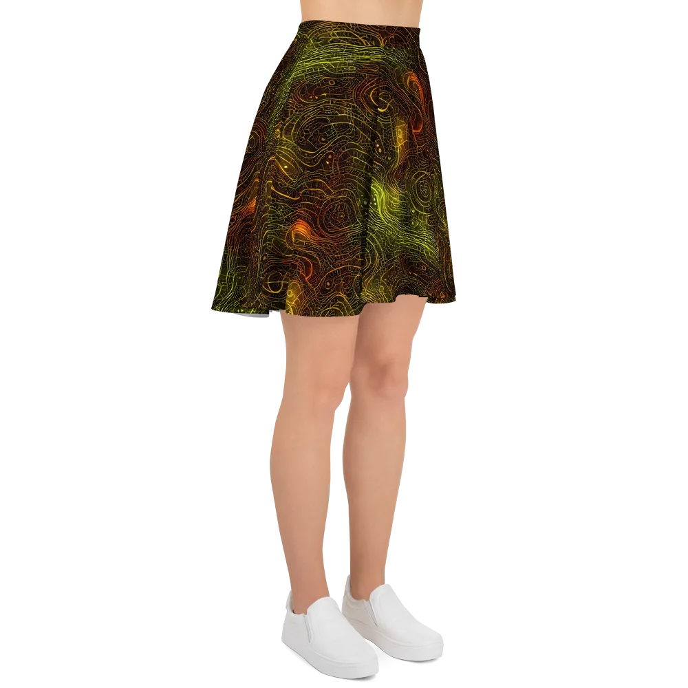 Luminous Terrain on Skater Skirt — Right