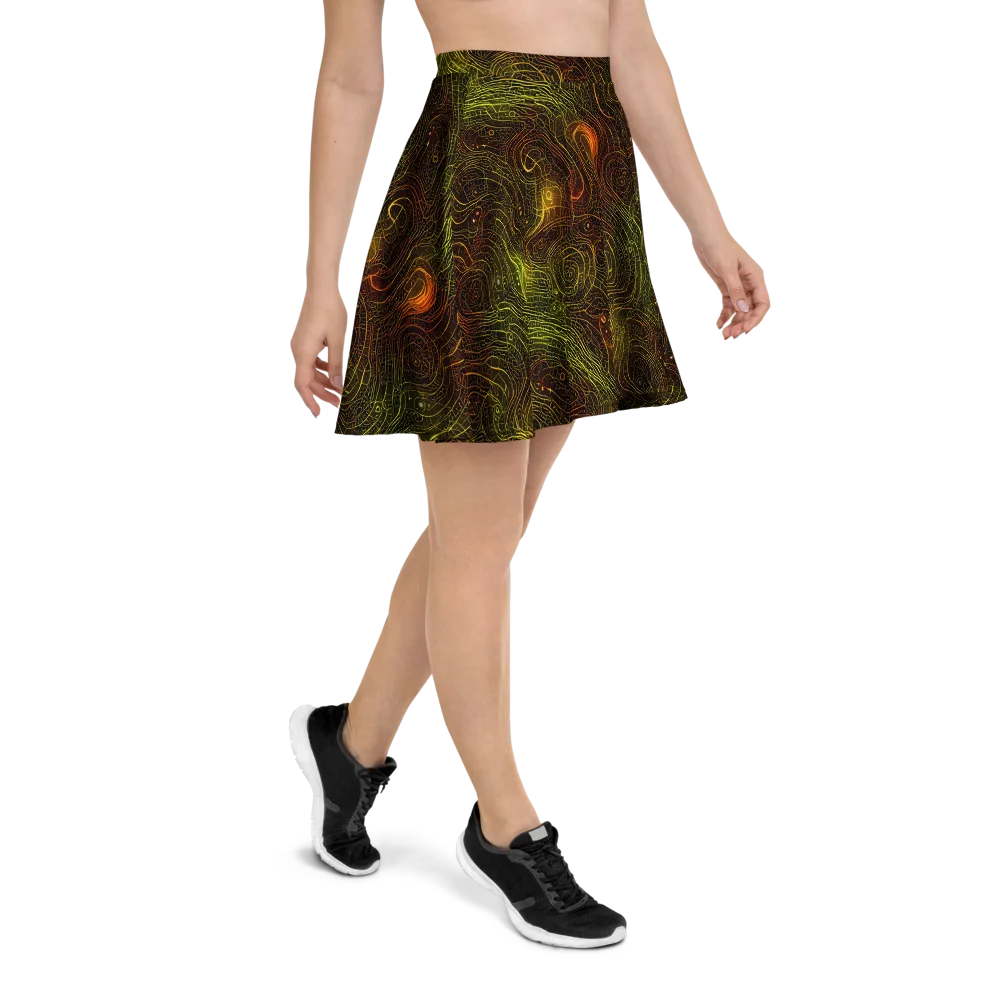 Luminous Terrain on Skater Skirt — Right