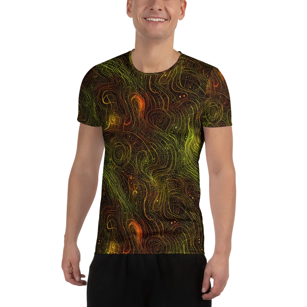 Luminous Terrain on Men's Athletic T-Shirt — Front