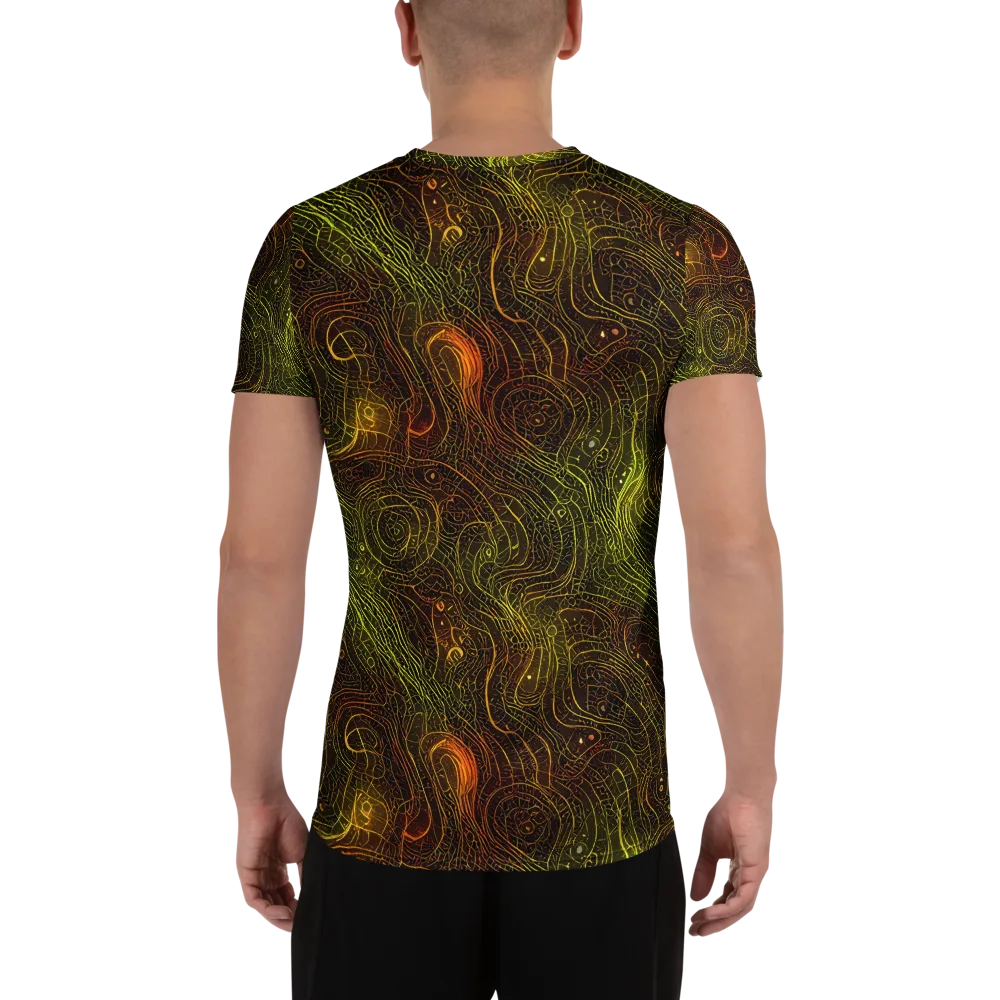 Luminous Terrain on Men's Athletic T-Shirt — Back