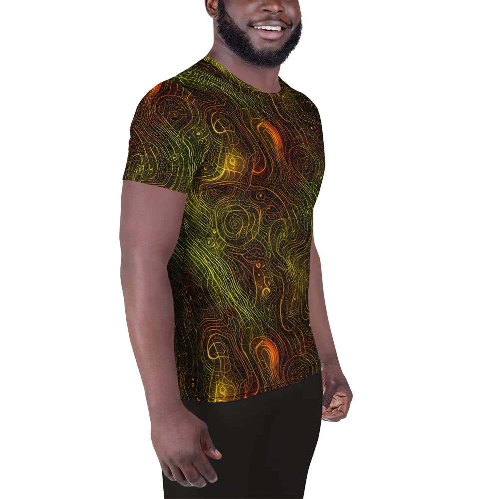 Luminous Terrain on Men's Athletic T-Shirt — Right